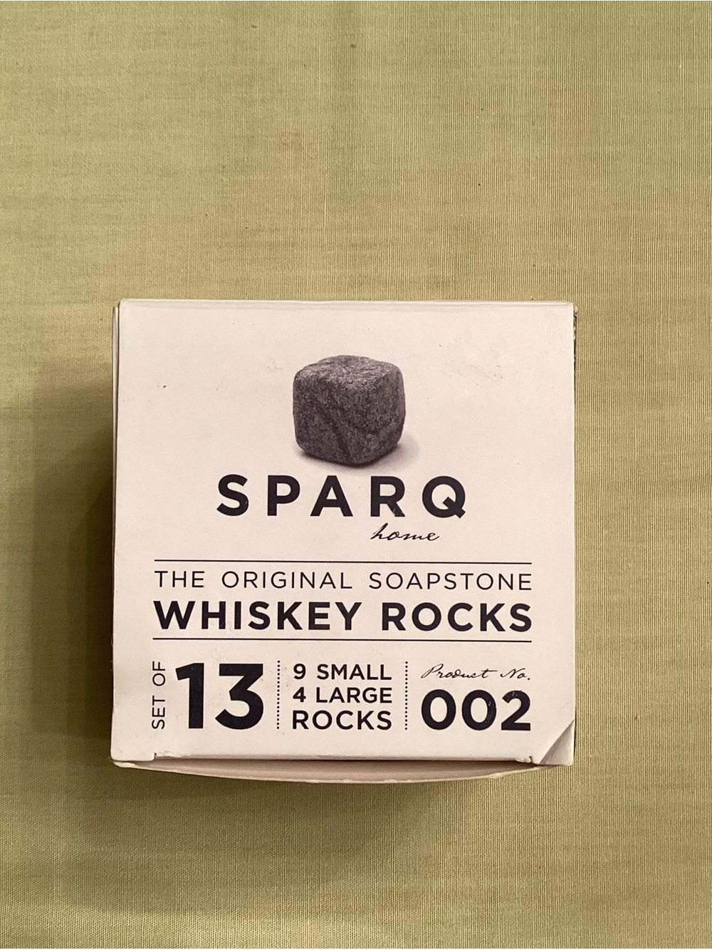 Sparq Home Soapstone Set of 13 Whiskey, Tea, Wine Rocks NIB
